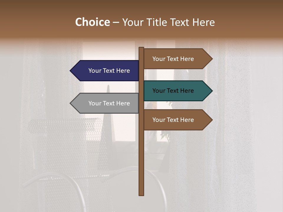 Window In Home PowerPoint Template