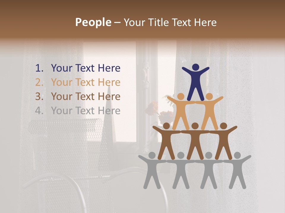 Window In Home PowerPoint Template