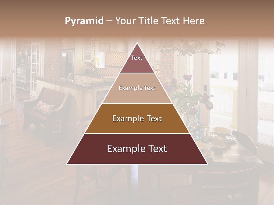 Very Beautiful Kitchen Decor PowerPoint Template