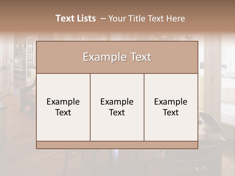 Very Beautiful Kitchen Decor PowerPoint Template