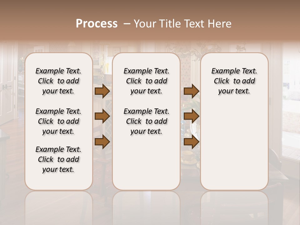 Very Beautiful Kitchen Decor PowerPoint Template