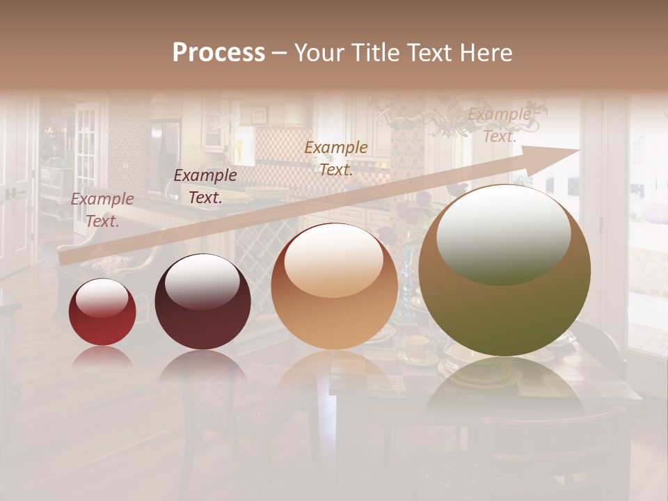 Very Beautiful Kitchen Decor PowerPoint Template