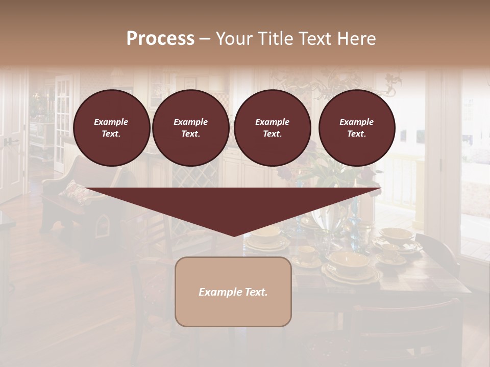 Very Beautiful Kitchen Decor PowerPoint Template