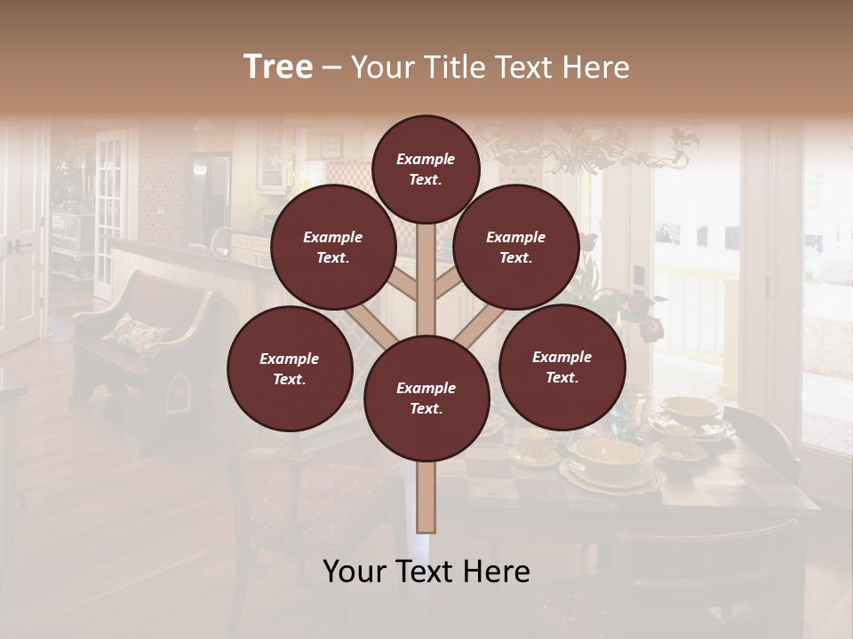 Very Beautiful Kitchen Decor PowerPoint Template