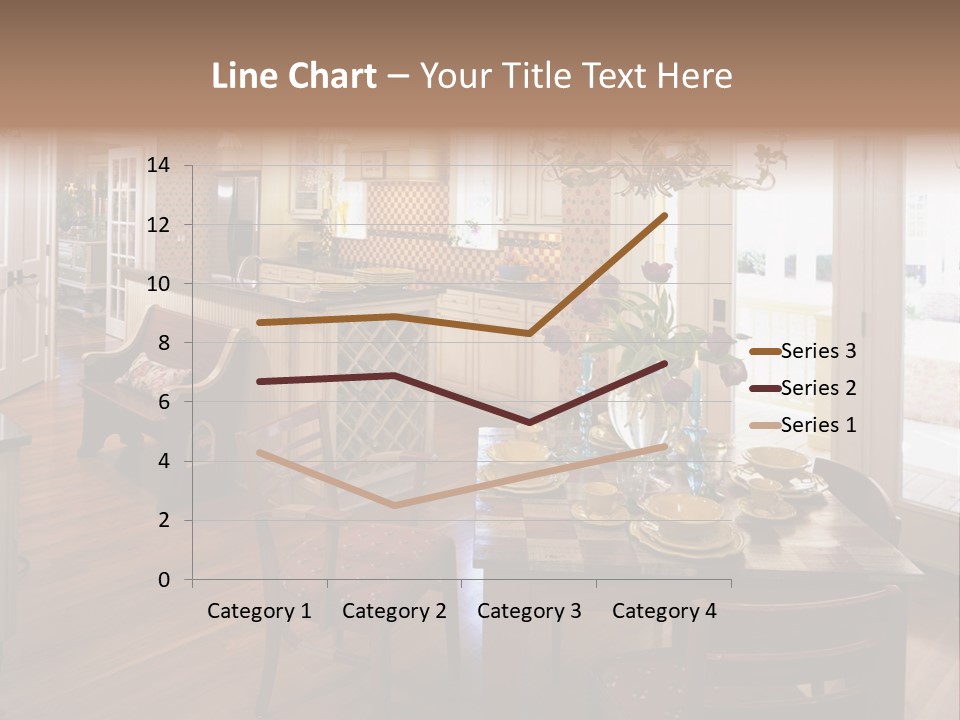 Very Beautiful Kitchen Decor PowerPoint Template