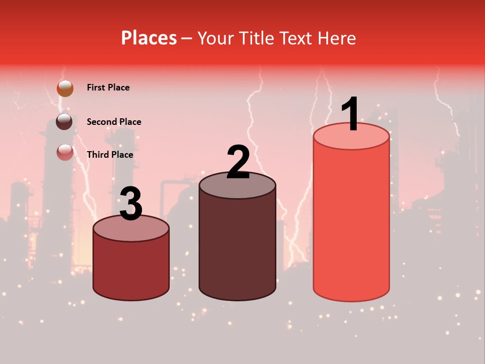 Mysterious Nature, Lightning PowerPoint Template