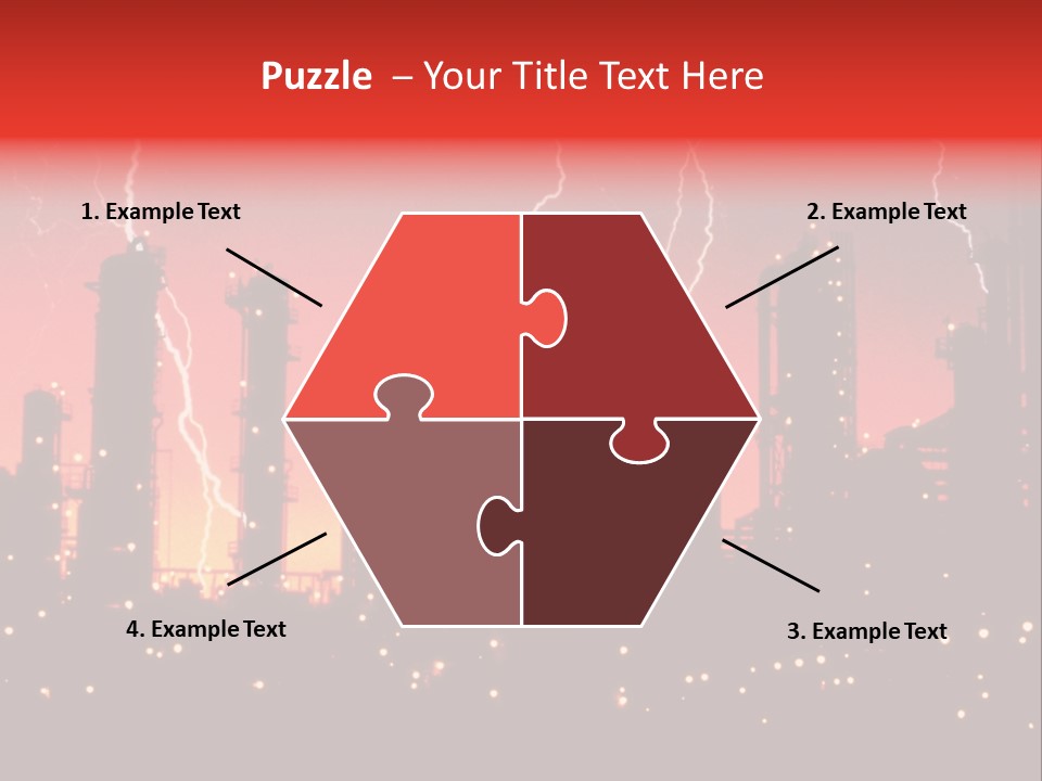 Mysterious Nature, Lightning PowerPoint Template