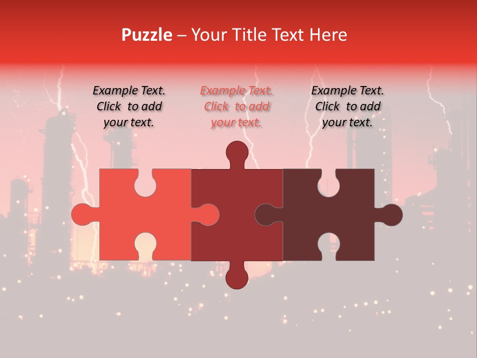 Mysterious Nature, Lightning PowerPoint Template