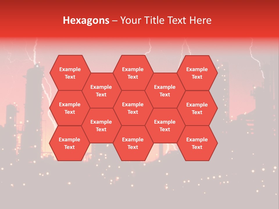 Mysterious Nature, Lightning PowerPoint Template