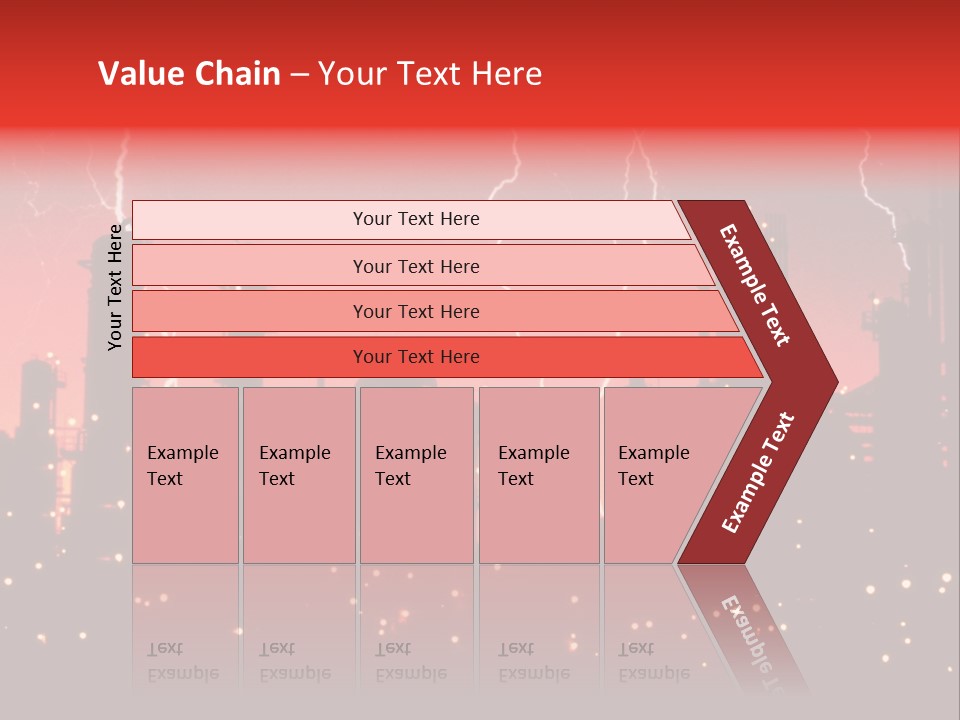 Mysterious Nature, Lightning PowerPoint Template