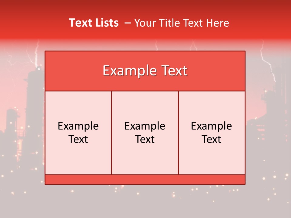 Mysterious Nature, Lightning PowerPoint Template