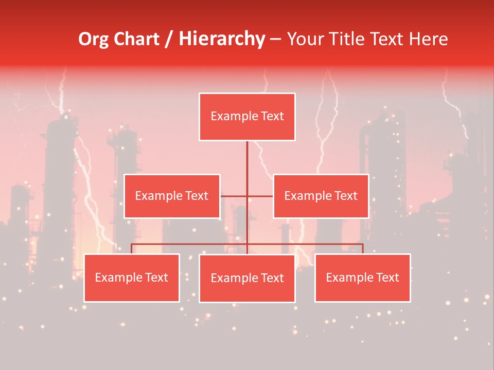 Mysterious Nature, Lightning PowerPoint Template