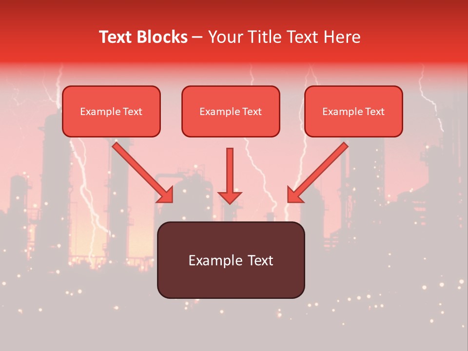 Mysterious Nature, Lightning PowerPoint Template