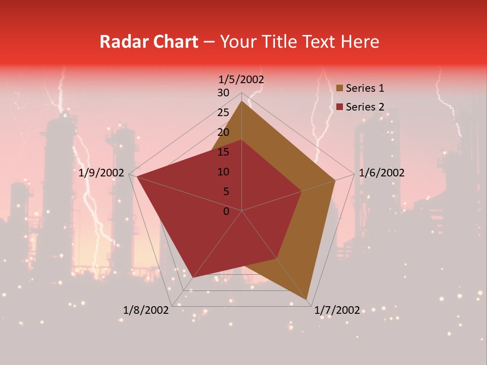 Mysterious Nature, Lightning PowerPoint Template