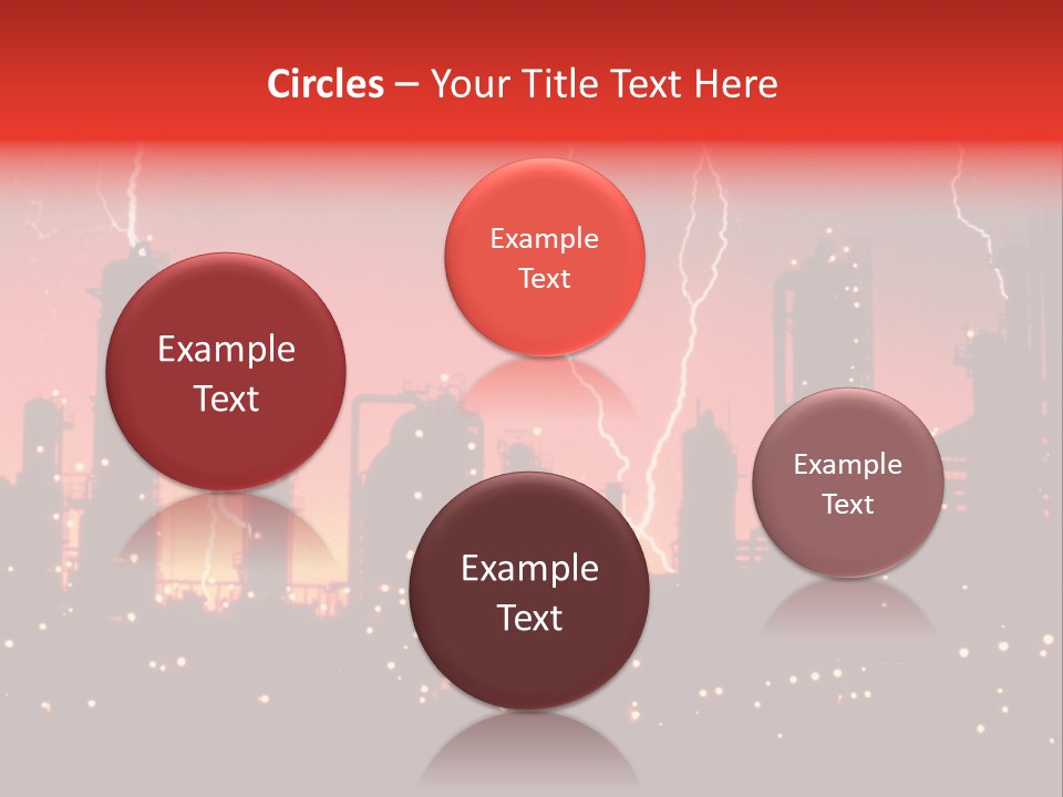 Mysterious Nature, Lightning PowerPoint Template