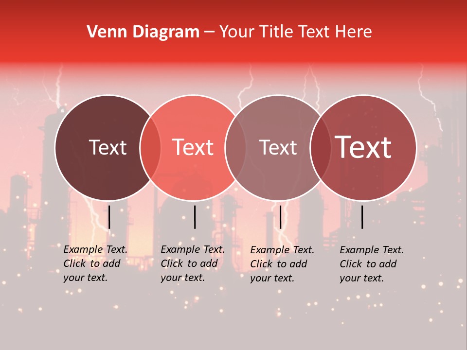 Mysterious Nature, Lightning PowerPoint Template