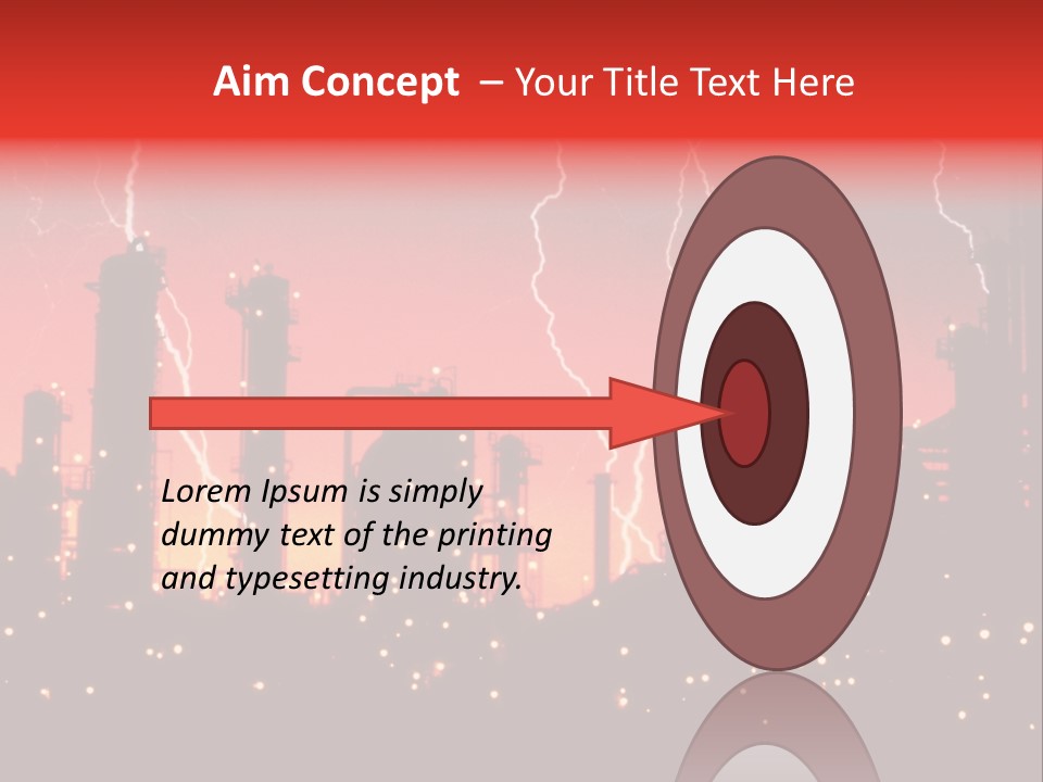 Mysterious Nature, Lightning PowerPoint Template