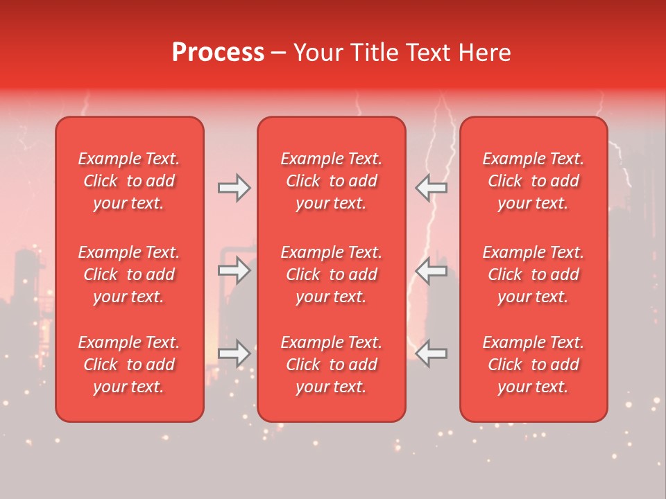 Mysterious Nature, Lightning PowerPoint Template