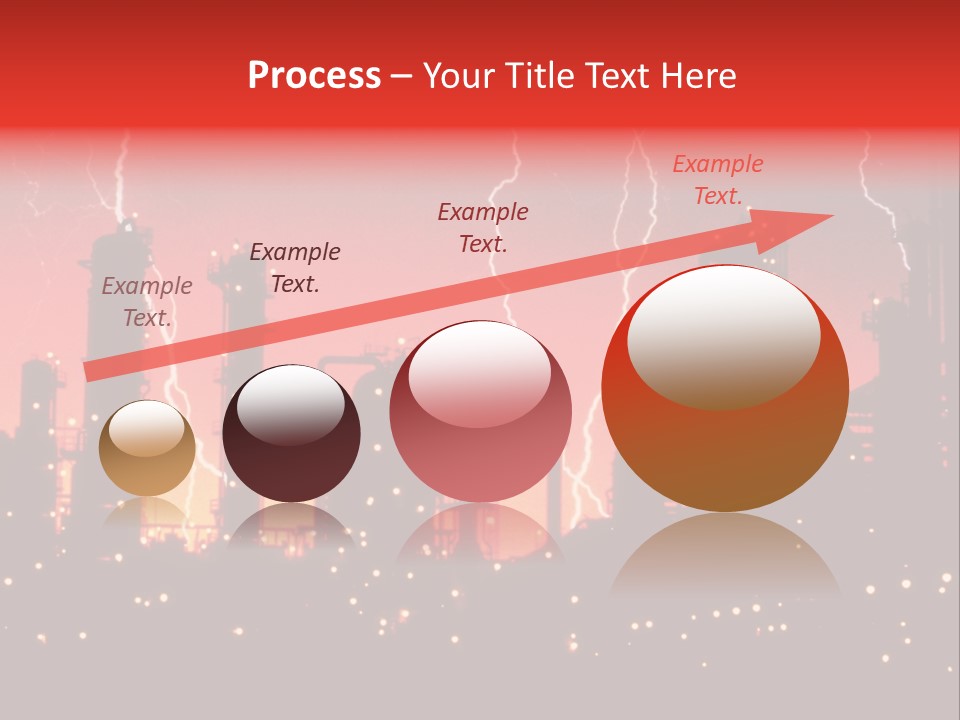 Mysterious Nature, Lightning PowerPoint Template