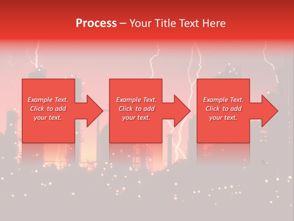 Mysterious Nature, Lightning PowerPoint Template