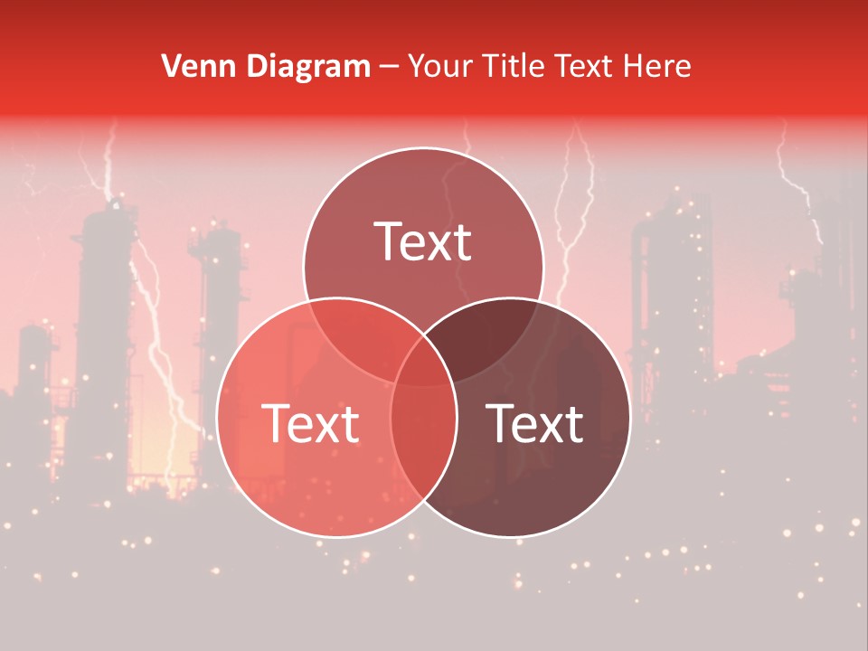 Mysterious Nature, Lightning PowerPoint Template