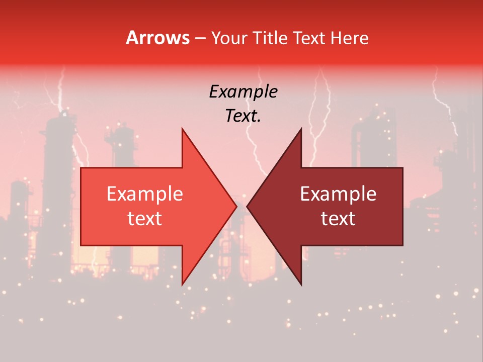 Mysterious Nature, Lightning PowerPoint Template