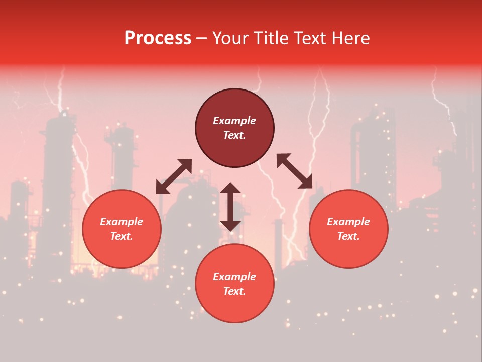 Mysterious Nature, Lightning PowerPoint Template