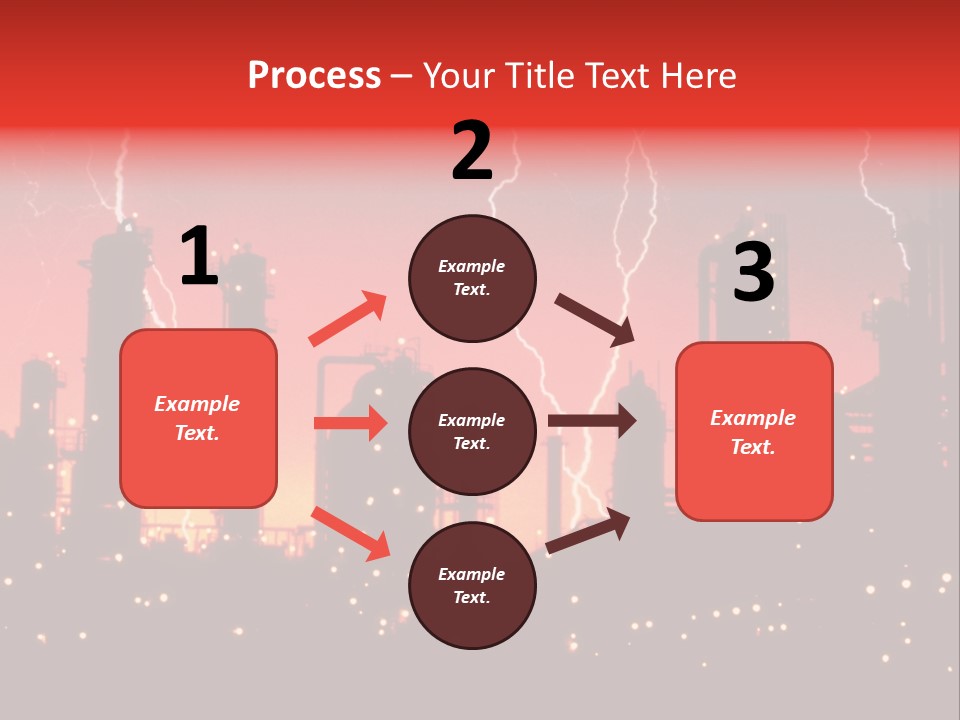 Mysterious Nature, Lightning PowerPoint Template
