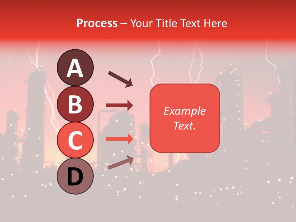 Mysterious Nature, Lightning PowerPoint Template