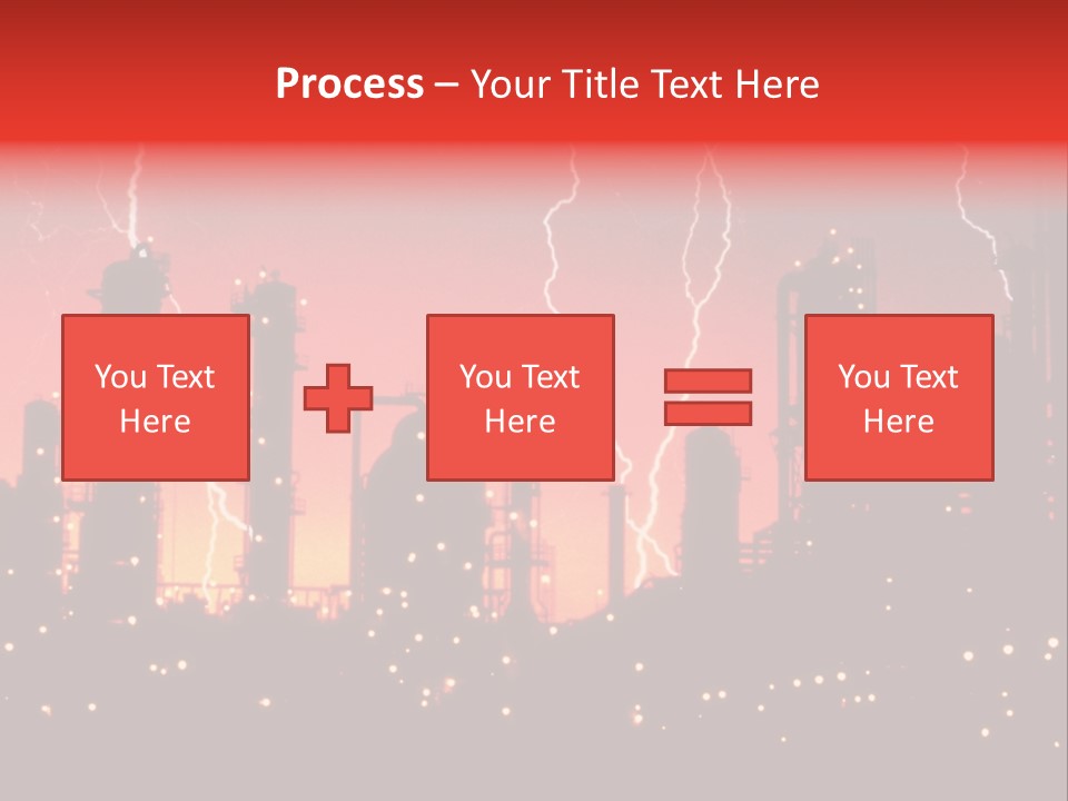 Mysterious Nature, Lightning PowerPoint Template