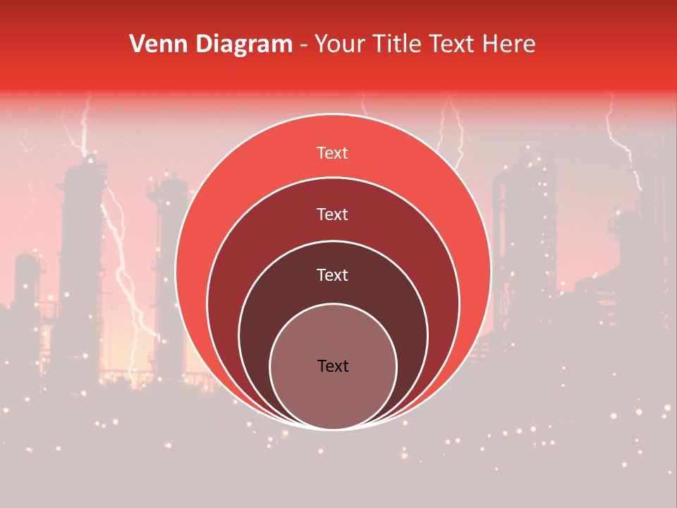 Mysterious Nature, Lightning PowerPoint Template