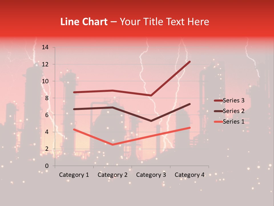 Mysterious Nature, Lightning PowerPoint Template