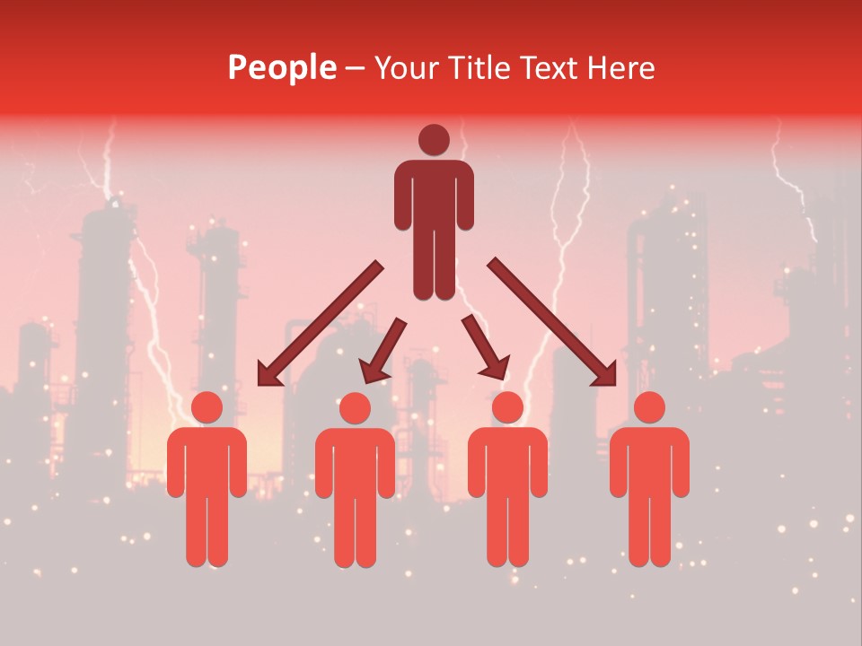 Mysterious Nature, Lightning PowerPoint Template