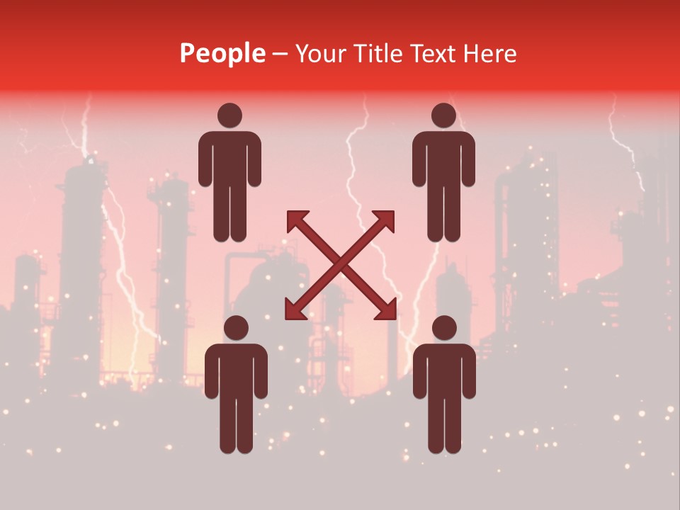 Mysterious Nature, Lightning PowerPoint Template