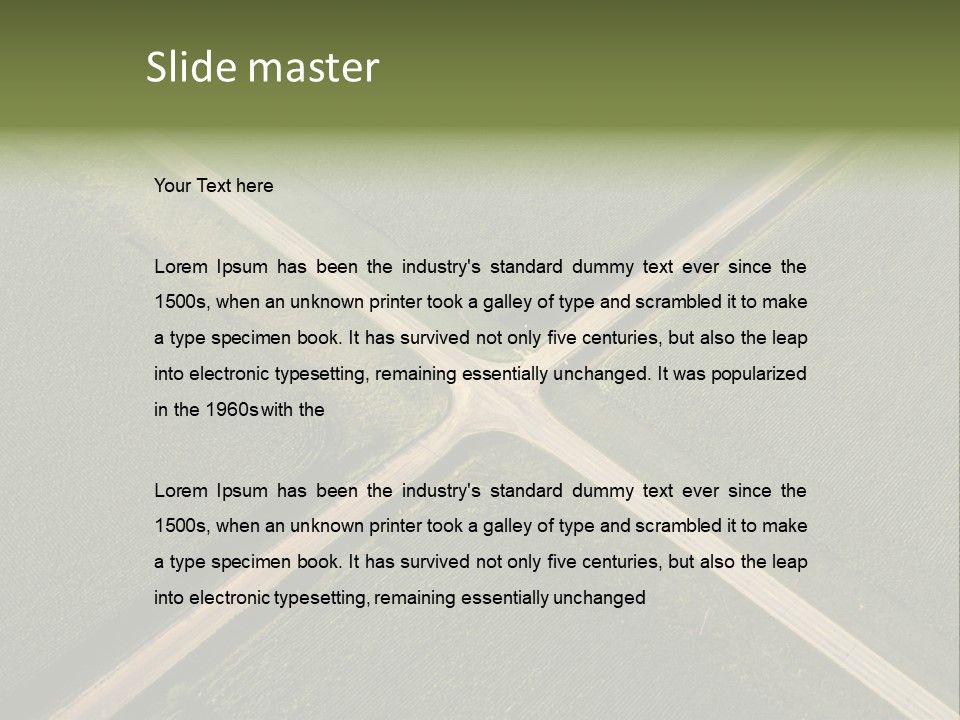 Agricultural Field PowerPoint Template