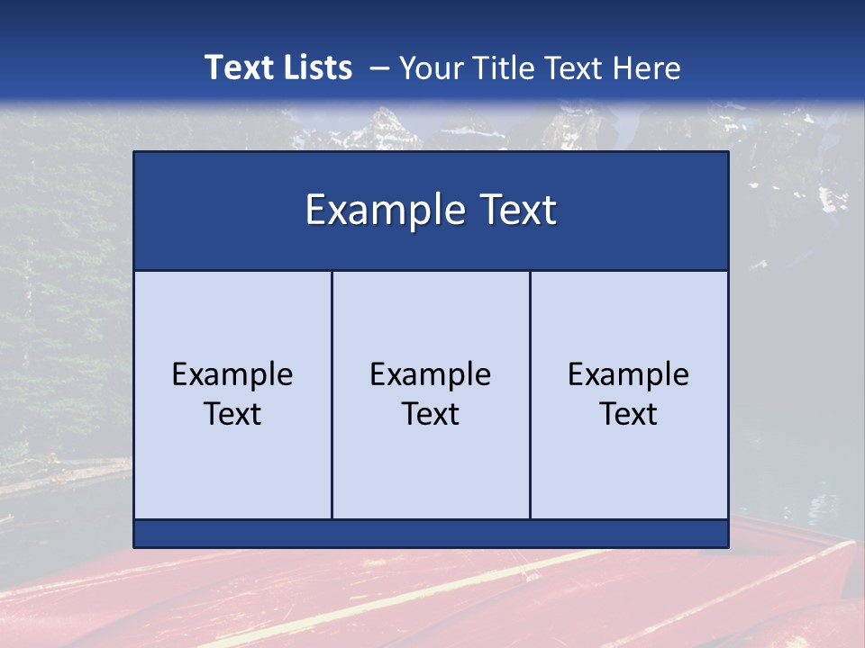 Beautiful Location On The Waterfront Of The Mountain River PowerPoint Template