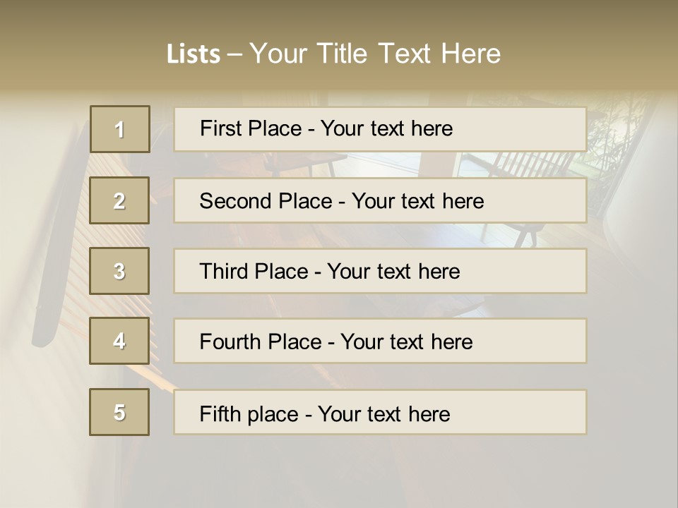 Furniture Designed PowerPoint Template