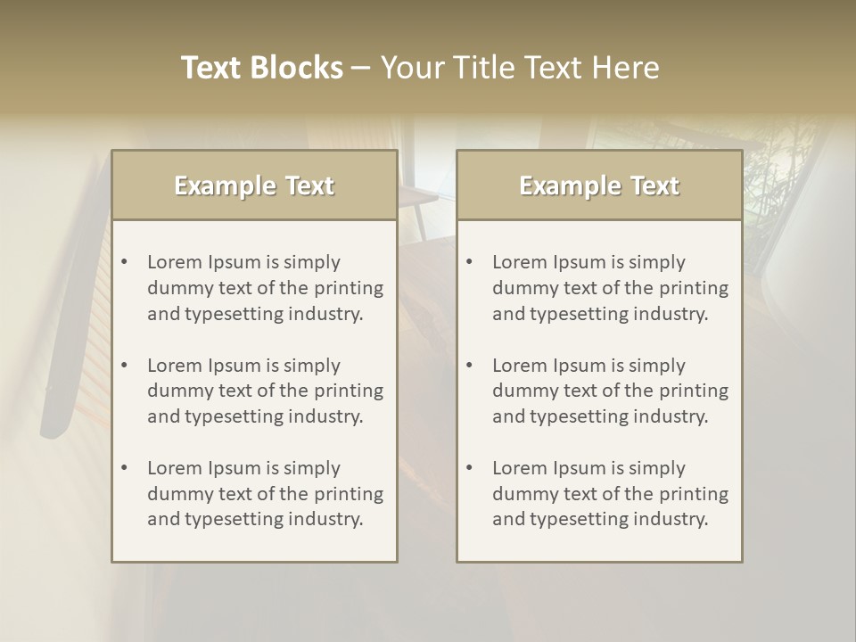 Furniture Designed PowerPoint Template