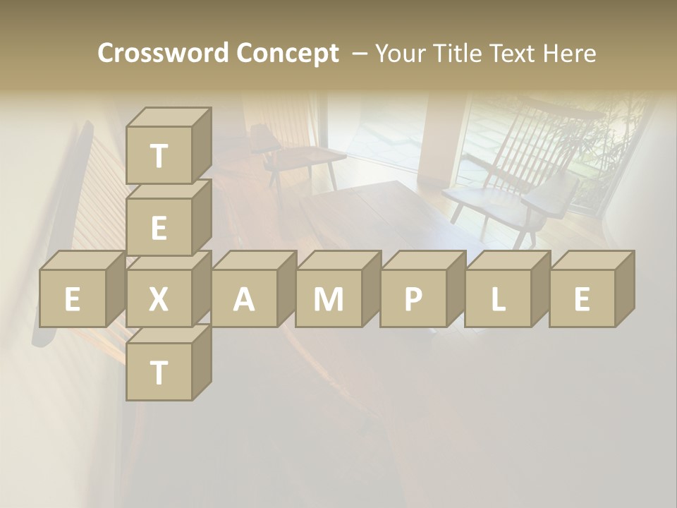 Furniture Designed PowerPoint Template