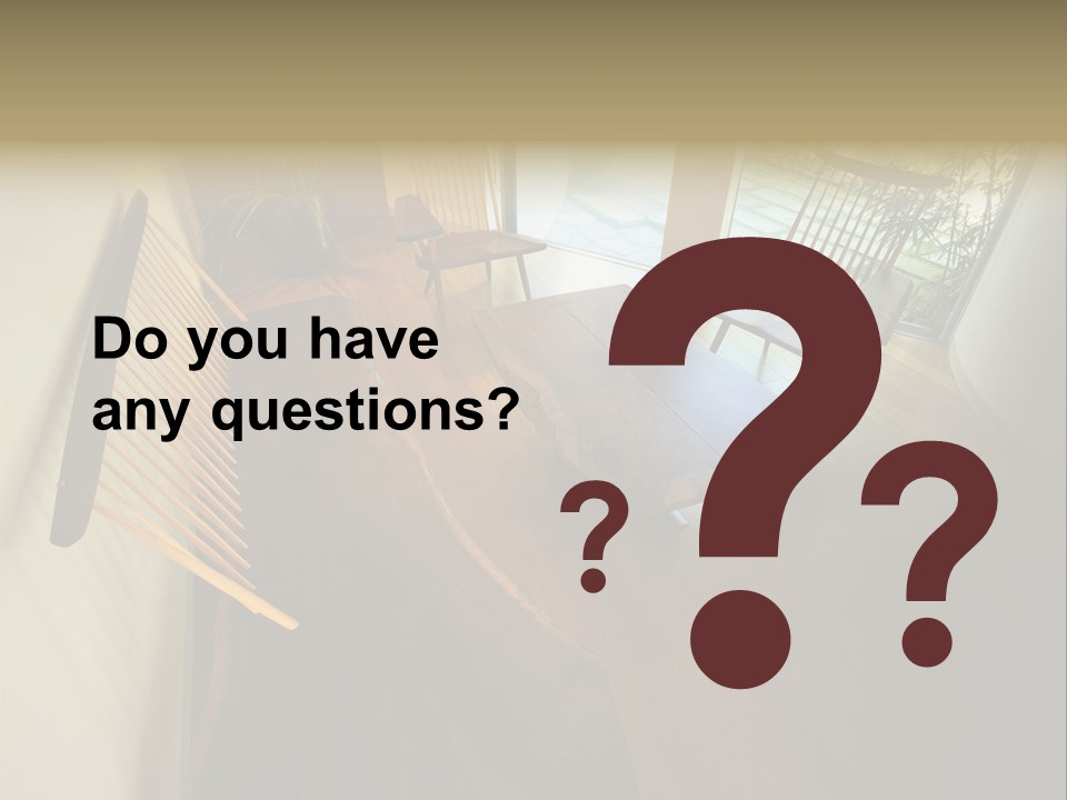 Furniture Designed PowerPoint Template