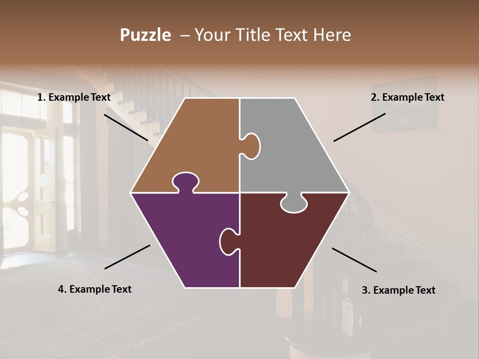 Vintage Staircase PowerPoint Template