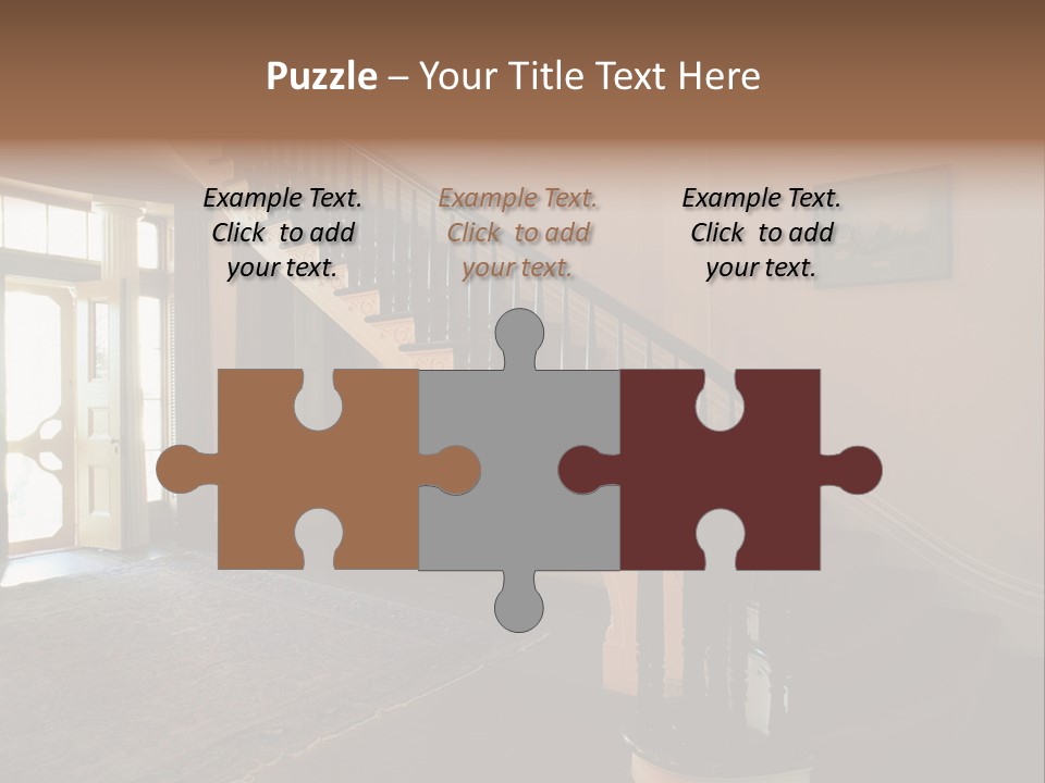 Vintage Staircase PowerPoint Template