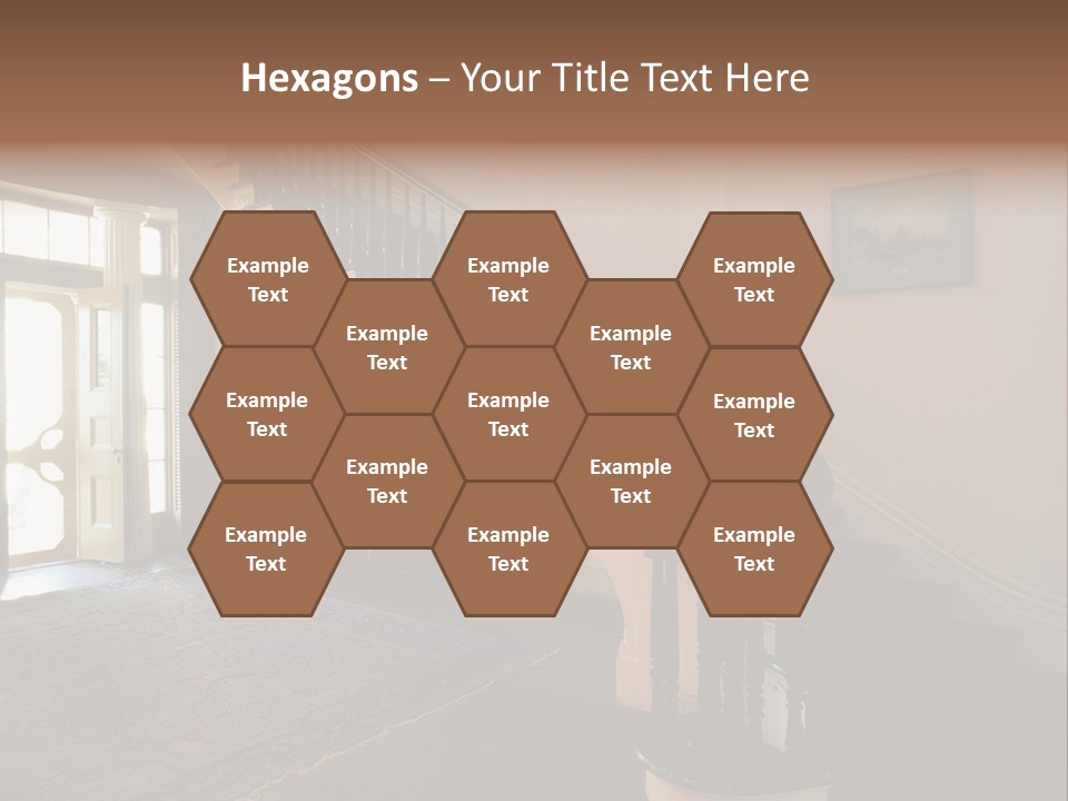 Vintage Staircase PowerPoint Template
