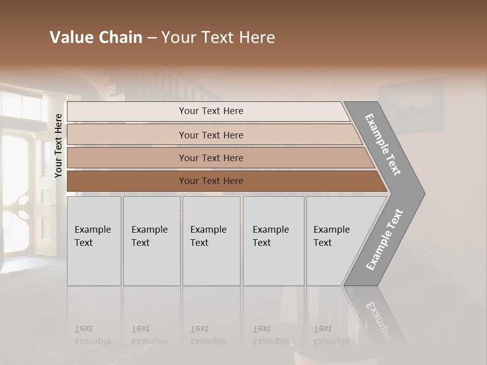 Vintage Staircase PowerPoint Template