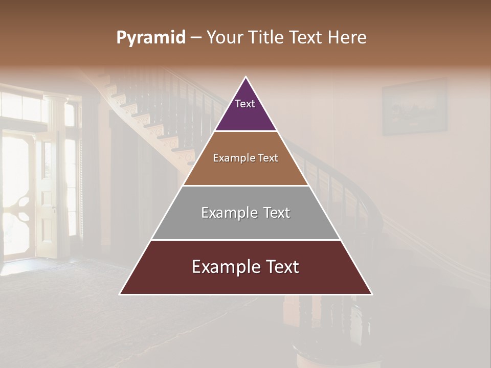 Vintage Staircase PowerPoint Template