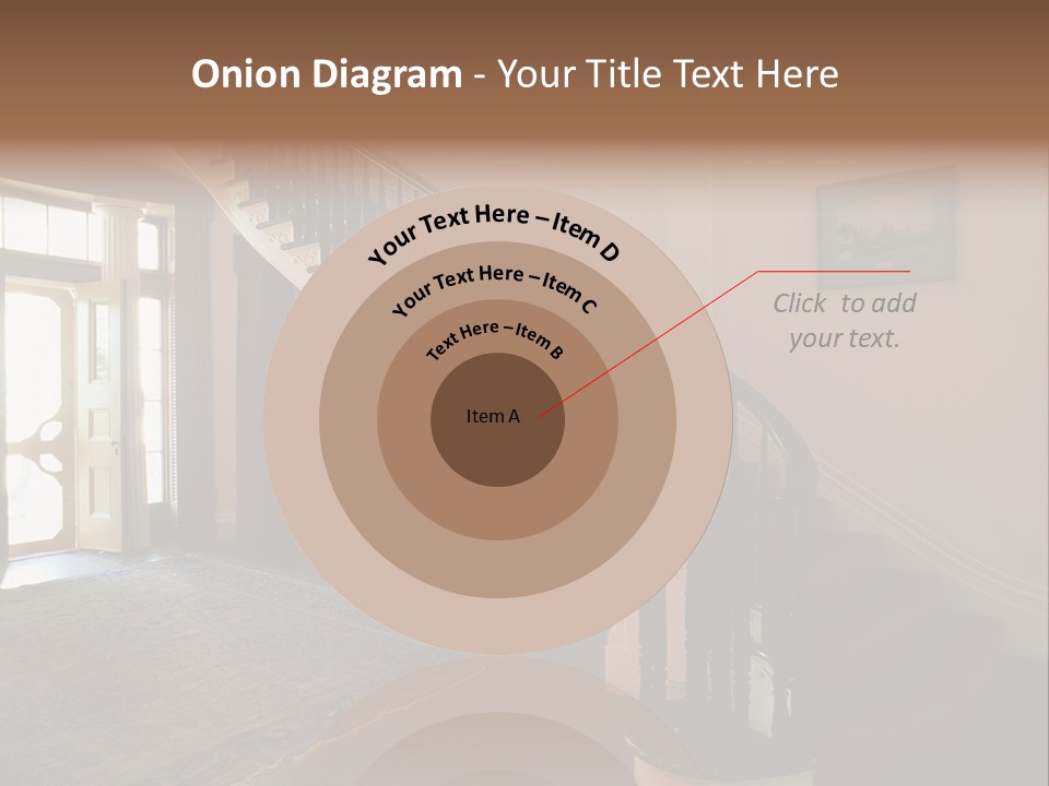 Vintage Staircase PowerPoint Template