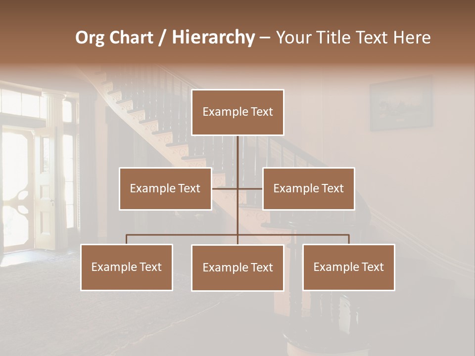 Vintage Staircase PowerPoint Template