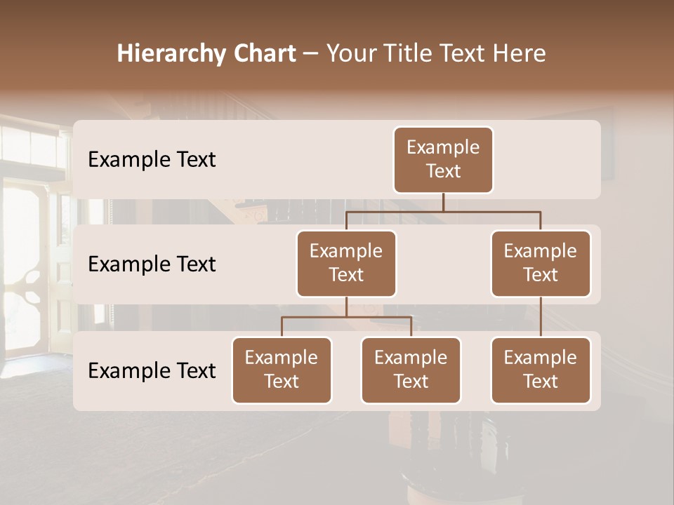 Vintage Staircase PowerPoint Template