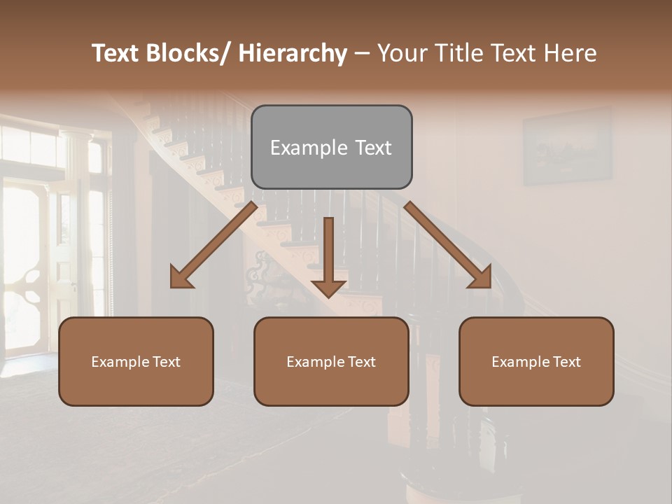 Vintage Staircase PowerPoint Template