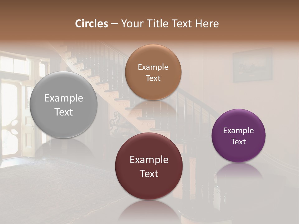 Vintage Staircase PowerPoint Template